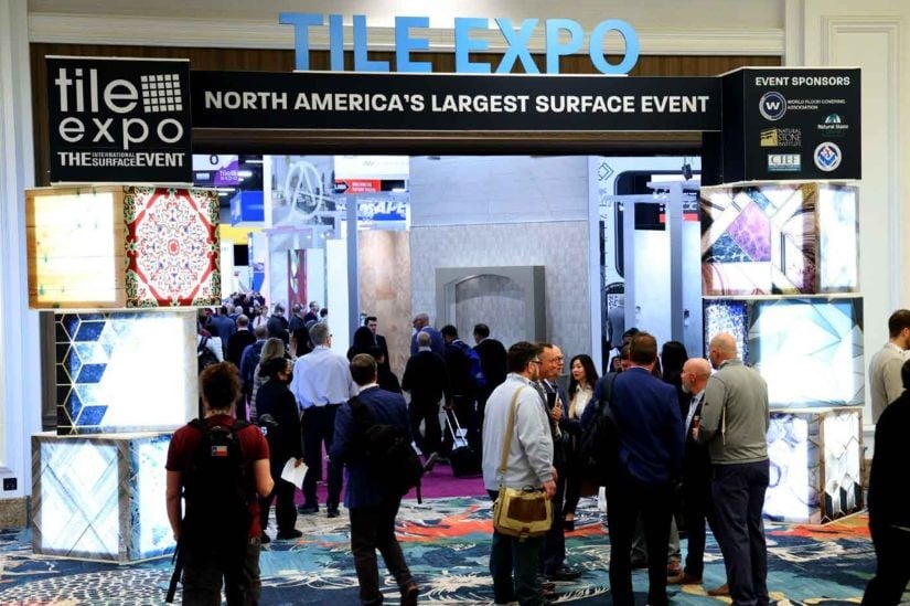 TileExpo Entrance Picture at The International Surface Event
